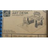 STEP2 DELUXE CREATIVE PROJECTS ART DESK W/ SPLAT MAT (498499) (MSRP $250)