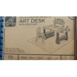 STEP2 DELUXE CREATIVE PROJECTS ART DESK W/ SPLAT MAT (498499) (MSRP $250)