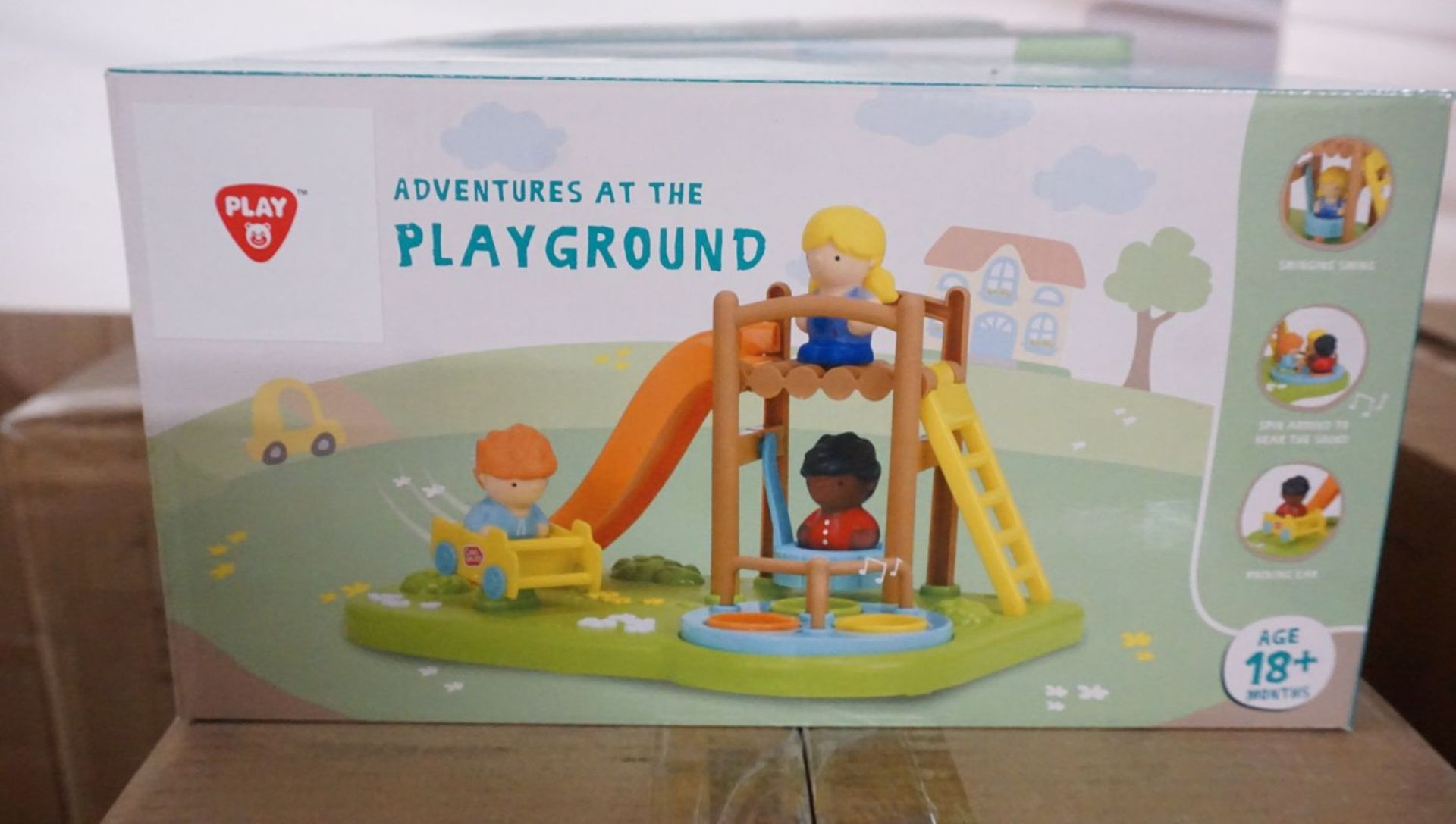 LOT - PLAY ADVENTURES AT THE PLAYGROUND (11 BOXES - 4 PCS/BOX) & LIGHTS & SOUNDS TOOL BENCH (7 BOXES - Image 2 of 3