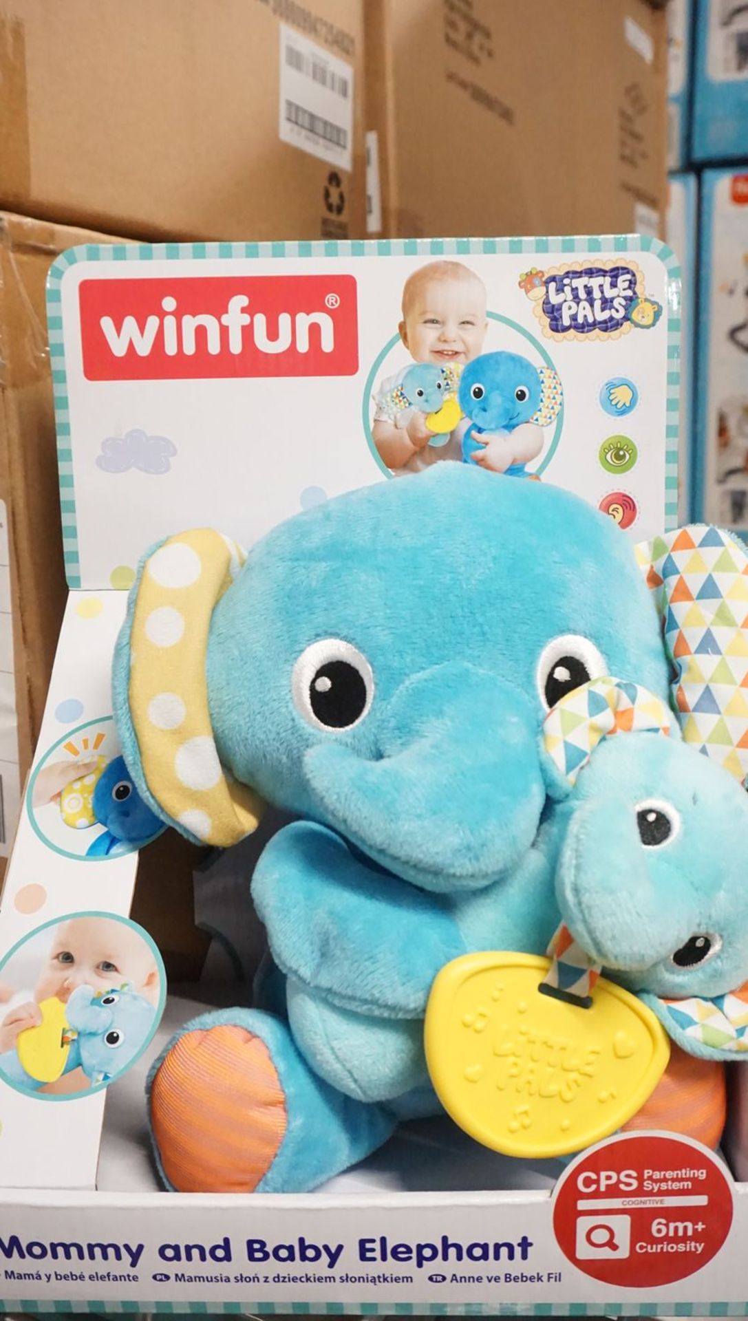 BOXES - WINFUN MOMMY & BABY ELEPHANT (6 PCS/BOX)