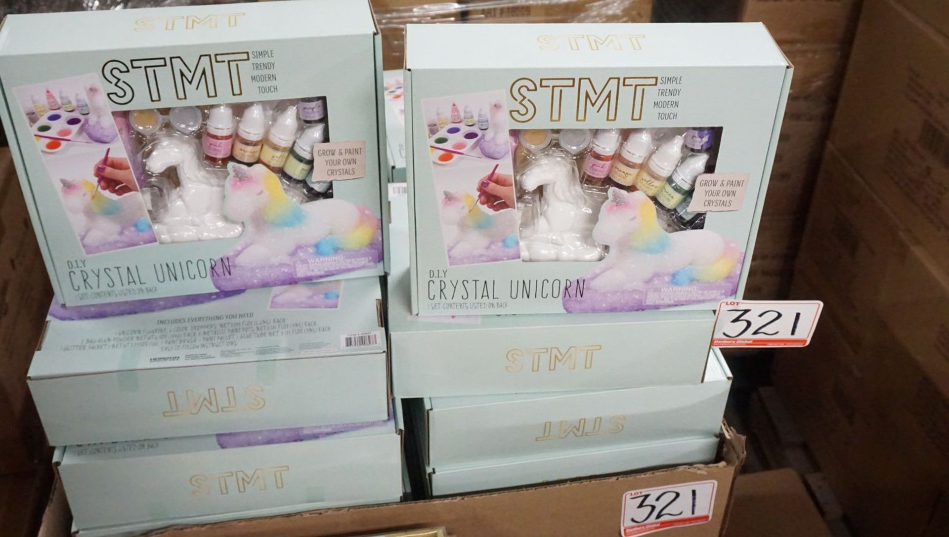 LOT - (40) STMT CRYSTAL UNICORN SETS