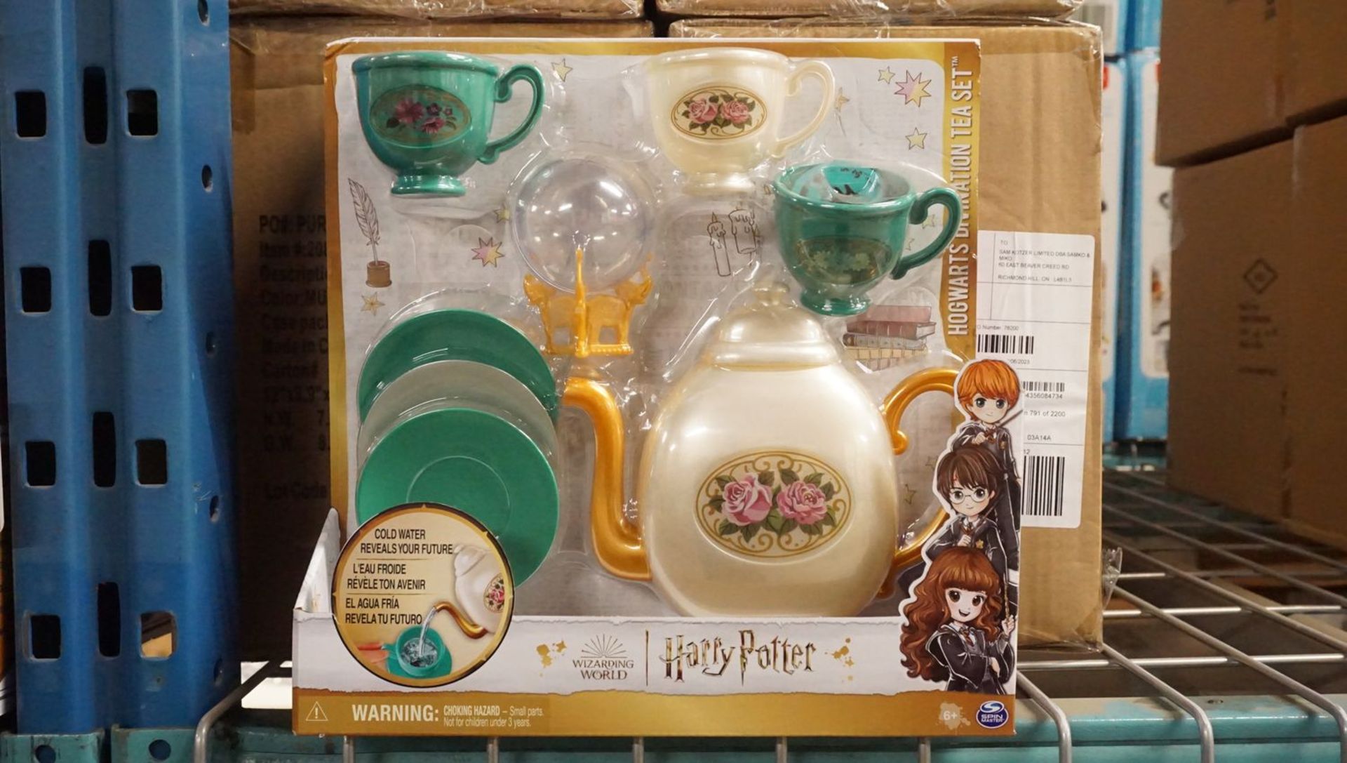 BOXES - WIZARDING WORLD HARRY POTTER HOGWARTS DIVINATION TEA SET (3 SETS/BOX)