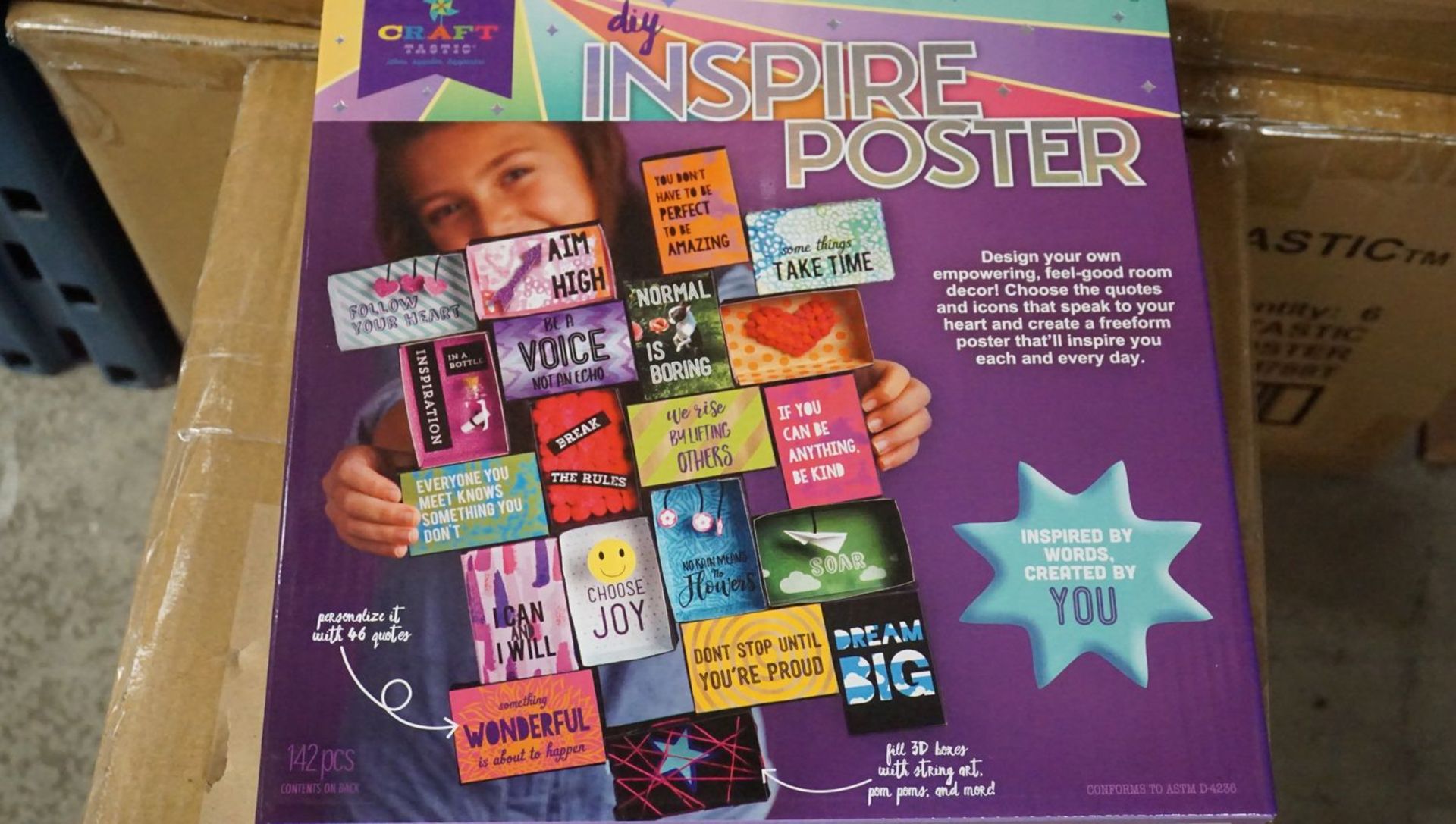 BOXES - CRAFTASTIC INSPIRE POSTERS (6 PCS/BOX) - Image 2 of 3