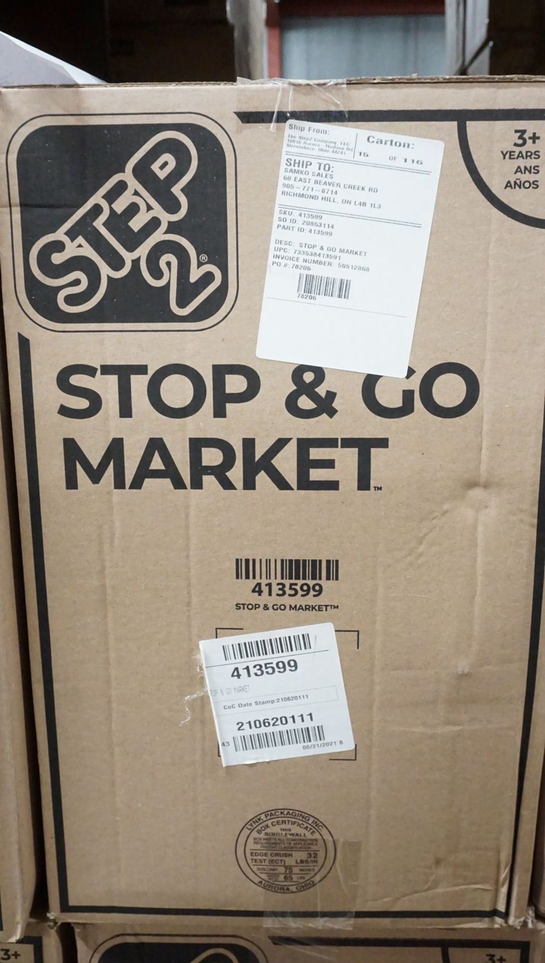 STEP2 STOP&GO MARKET (413599) (MSRP $200)