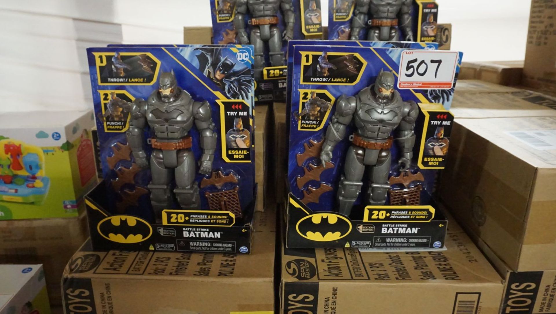 BOXES - SPIN MASTER BATMAN BATTLE STRIKE ACTION FIGURES (2 PCS/BOX) - Image 2 of 2