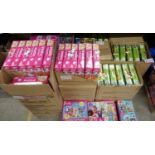 LOT - GRAFIX, TCG & RMS ASSTD BARBIE FAIRYTALE PUZZLE TOWER & PUZZLES