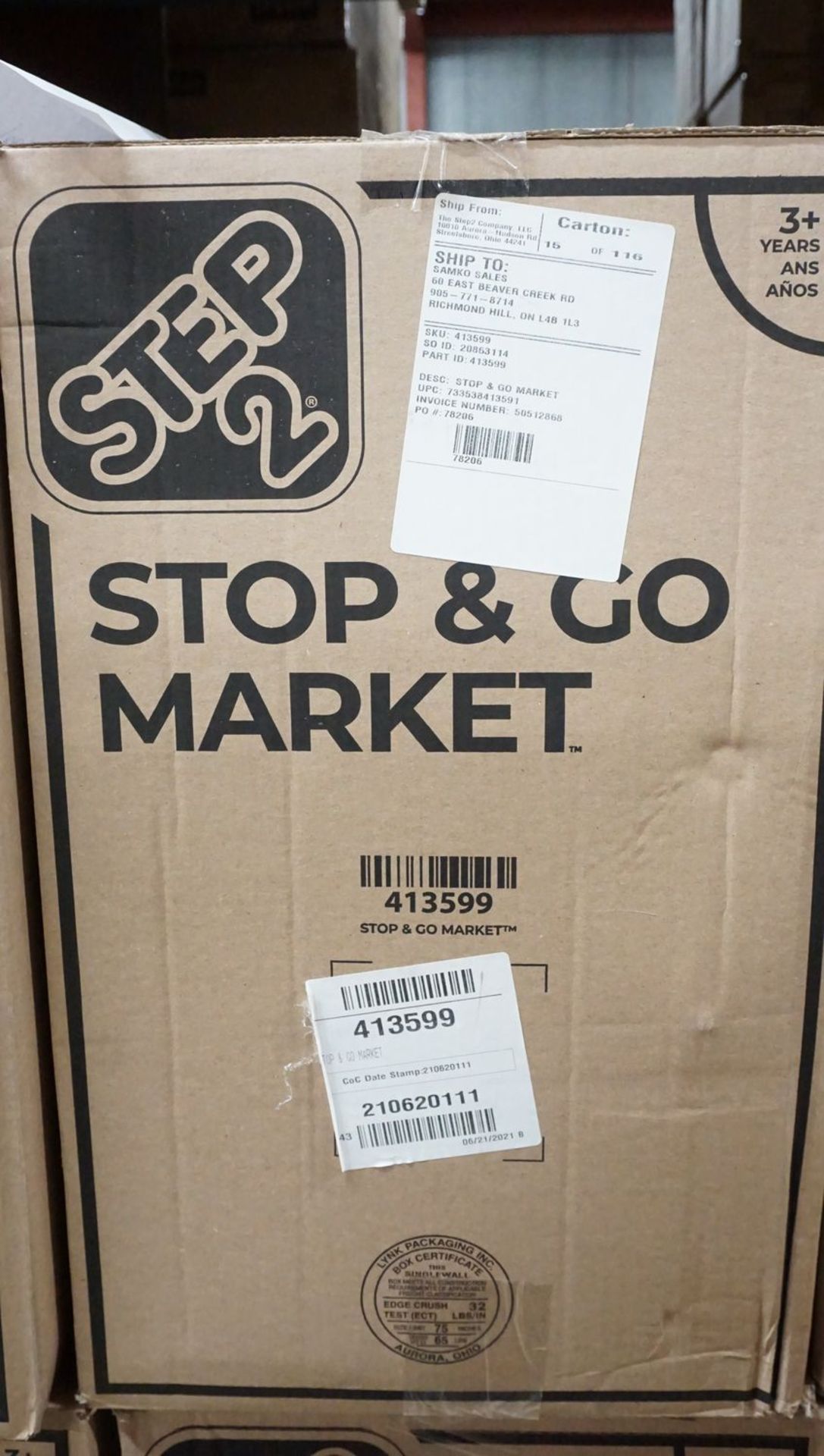 STEP2 STOP&GO MARKET (413599) (MSRP $200)