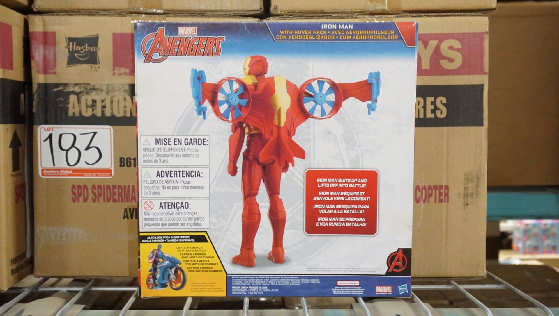 BOXES - HASBRO MARVEL AVENGERS IRON MAN (4 PCS/BOX) - Image 2 of 2