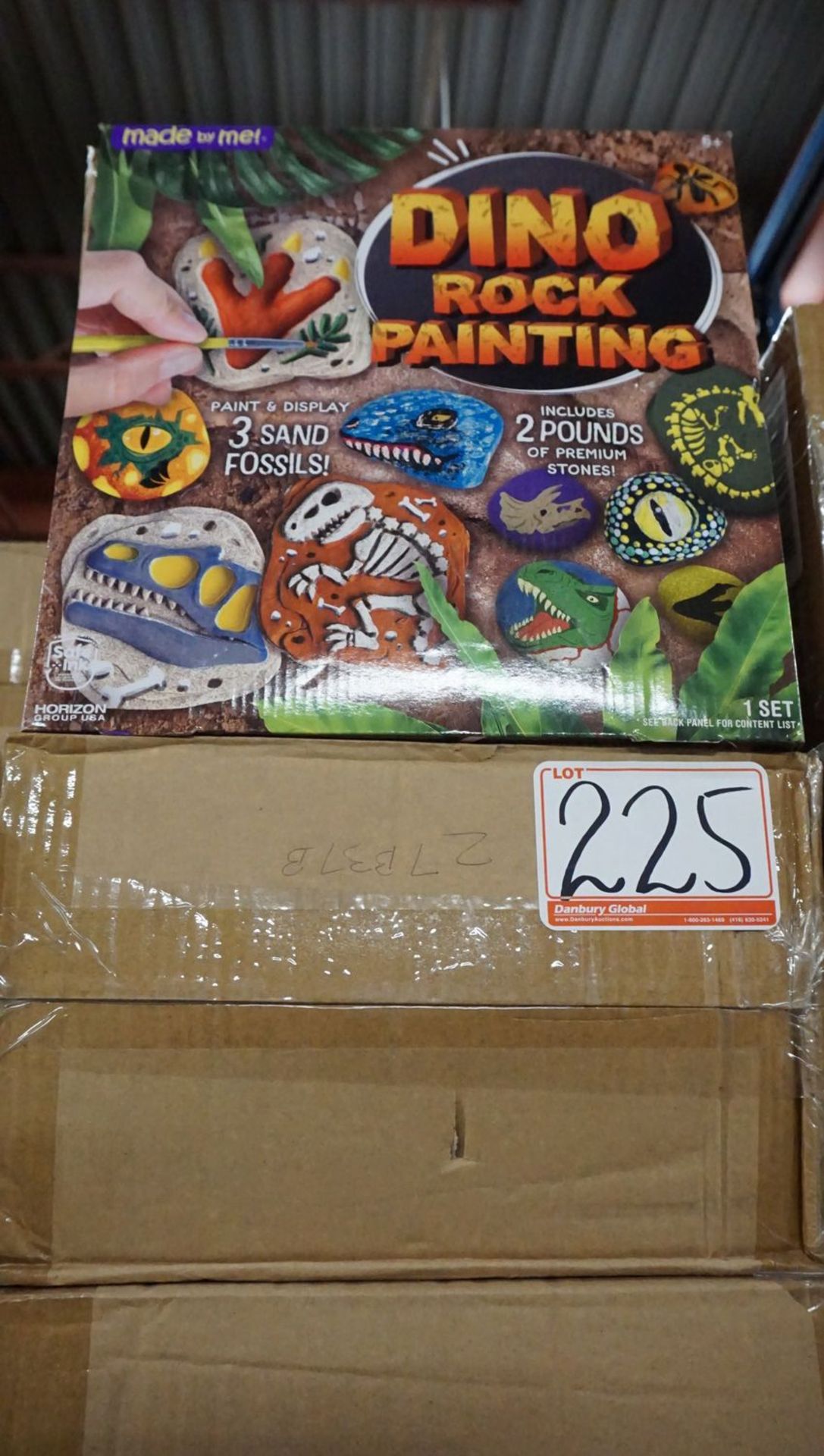 BOXES - MADE BY ME DINO ROCK PAINTING SETS (4 SETS/BOX)