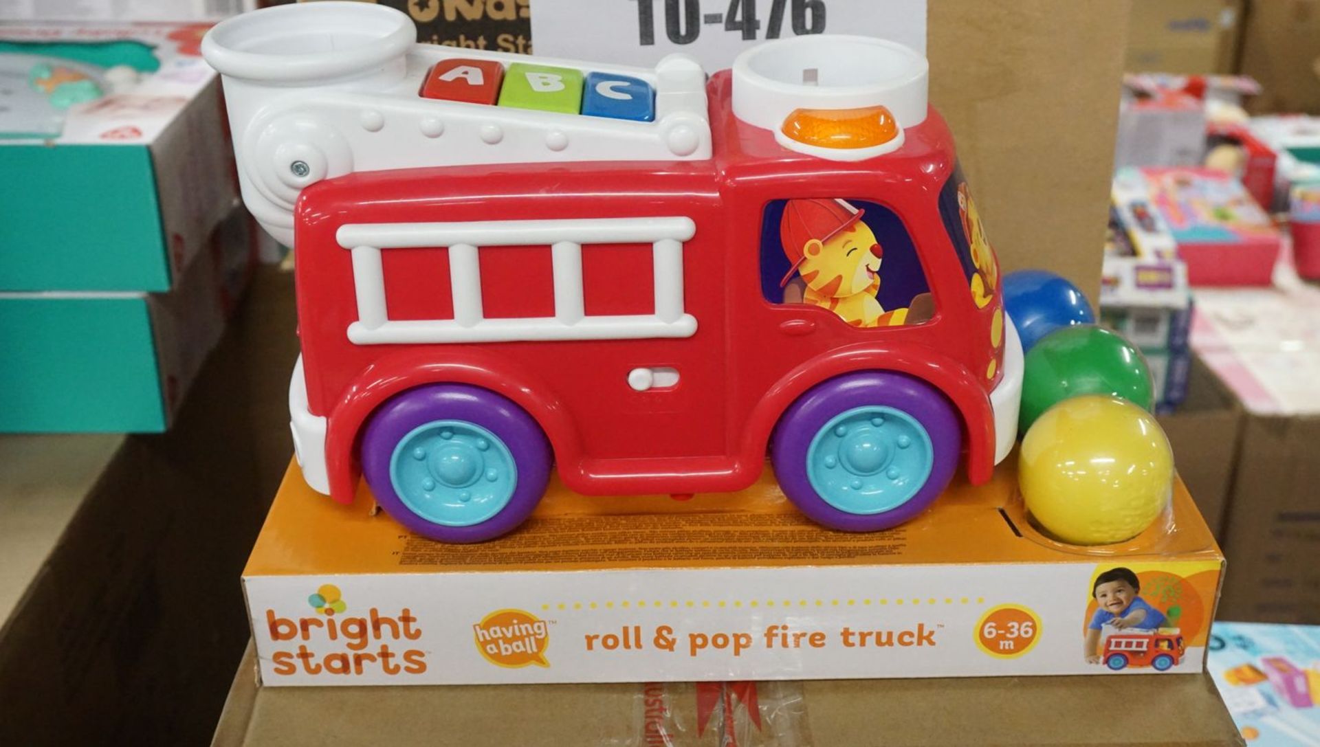 BOXES - KIDS II FIRE TRUCK TOY (2 PCS/BOX) - Image 2 of 3