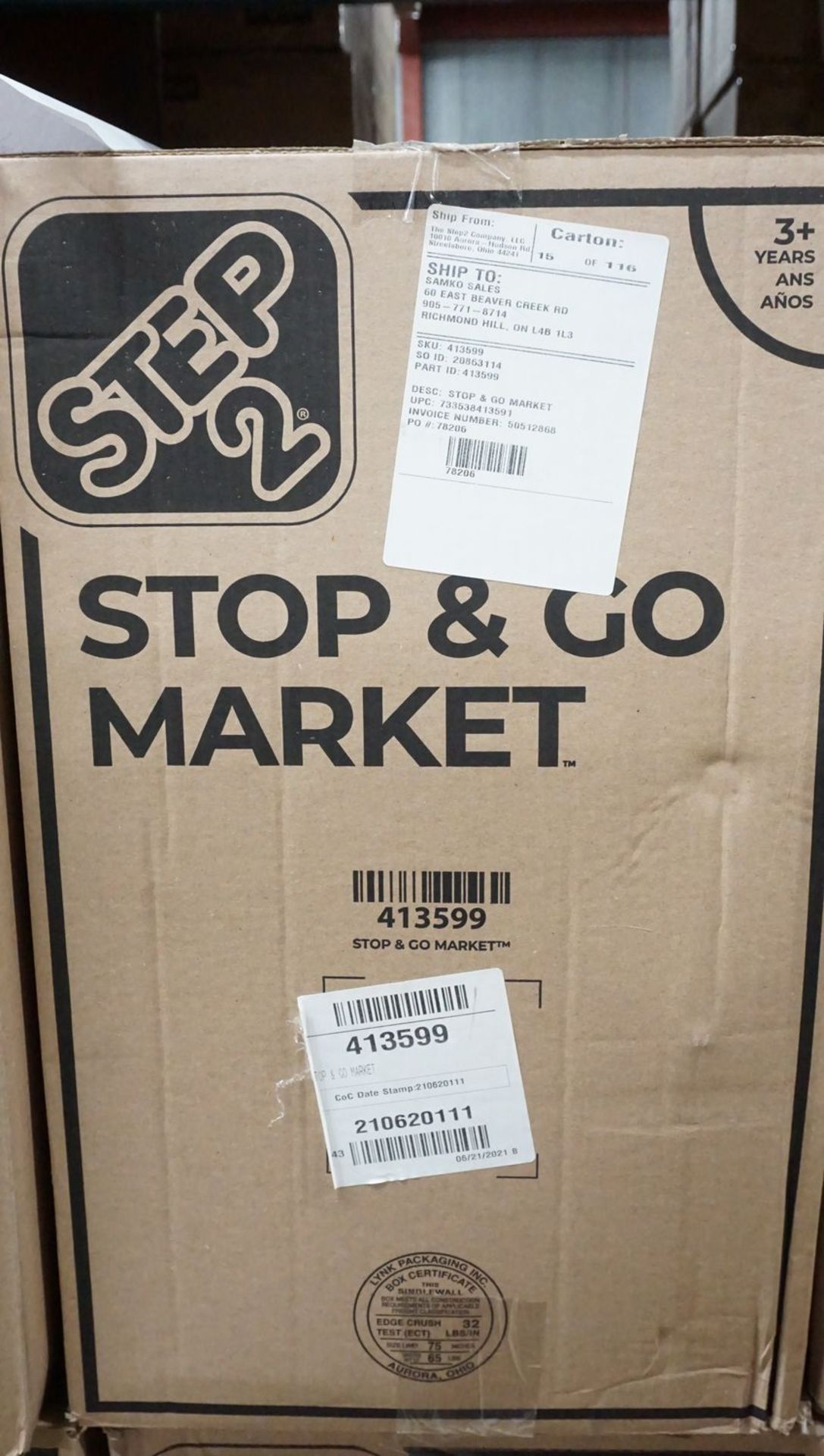 STEP2 STOP&GO MARKET (413599) (MSRP $200)