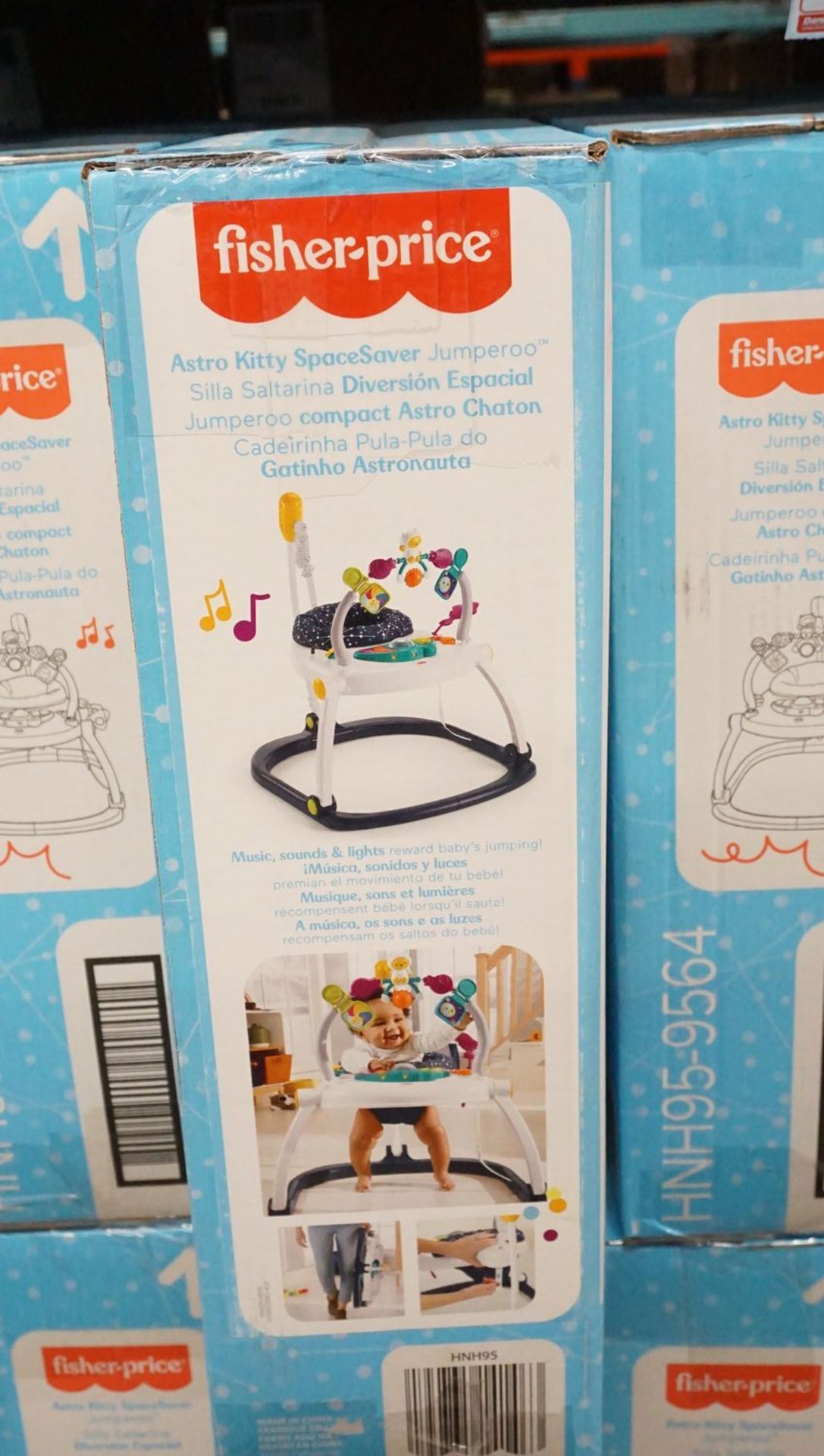 FISHER PRICE ASTRO KITTY SPACESAVER JUMPEROO (HNH95-9564) (MSRP $120)