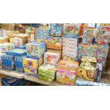 LOT - SINK N' SAND GAME, LITTLE PEOPLE FOAM & FLOOR, TIDY UP 4-IN-1 PUZZLES