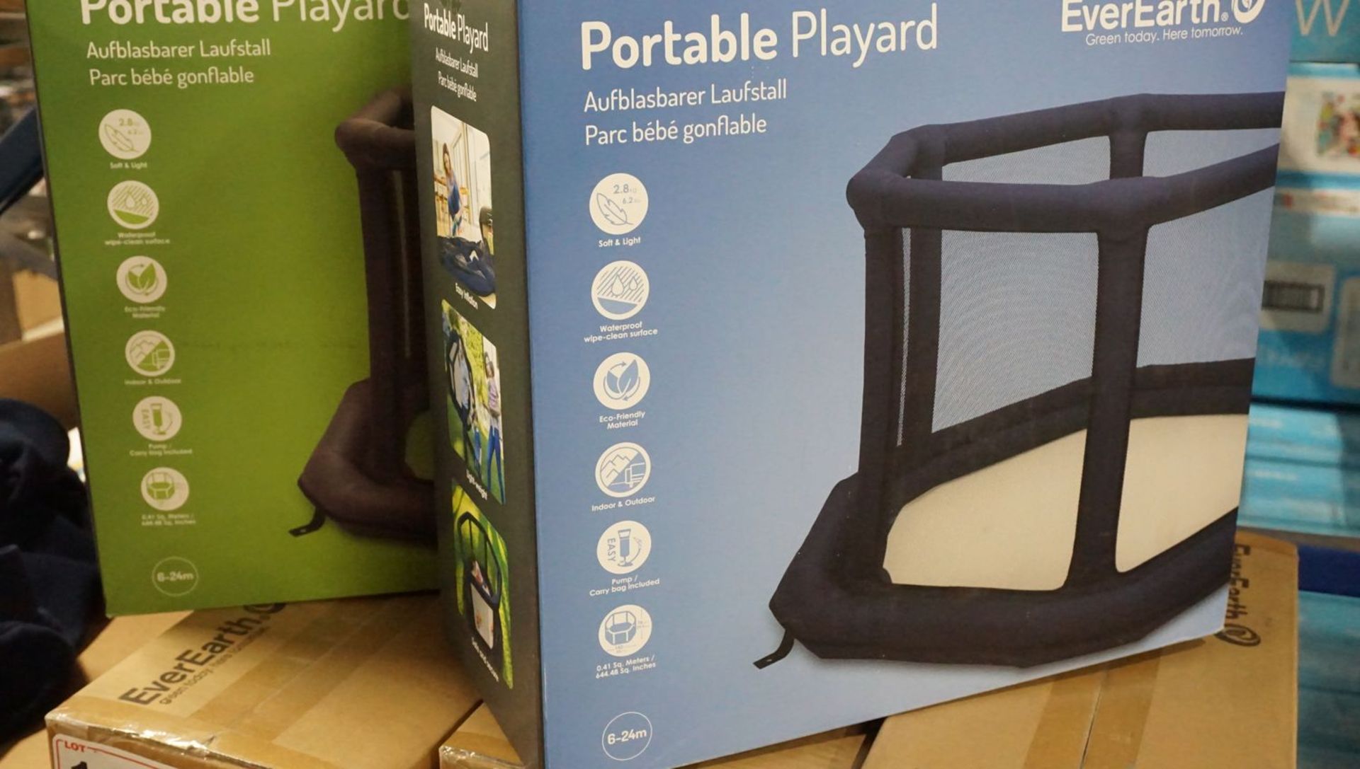 UNITS - EVEREARTH PORTABLE PLAYARD FOR BABY, INFANTS, & TODDLERS (EE33784) (MSRP $160)