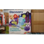 BOXES - DISCOVERY EXTREME CHEMISTRY KITS (4 KITS/BOX) (SOME KITS NOT IN BROWN BOXES)