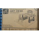 STEP2 DELUXE CREATIVE PROJECTS ART DESK W/ SPLAT MAT (498499) (MSRP $250)