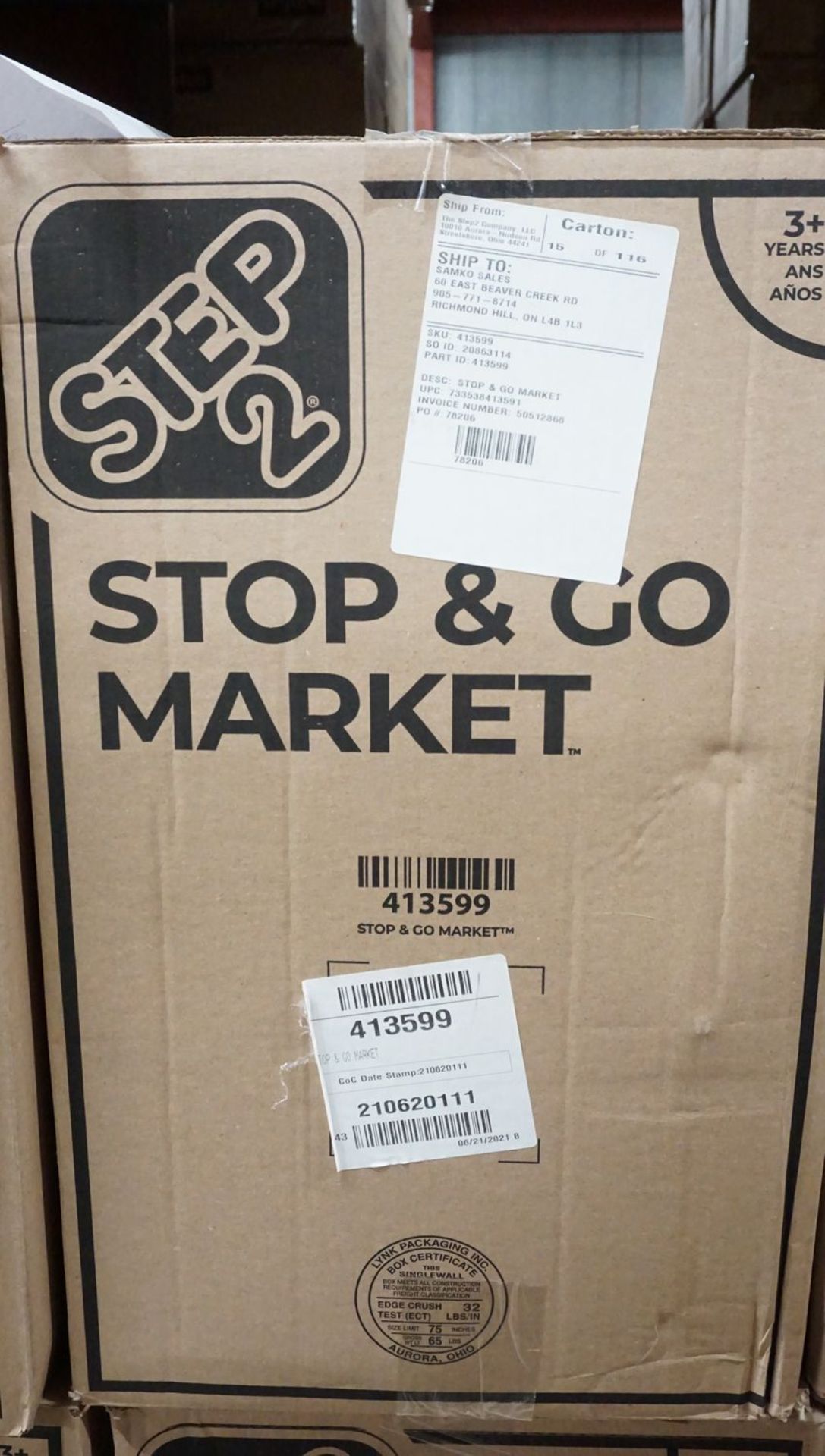 STEP2 STOP&GO MARKET (413599) (MSRP $200)