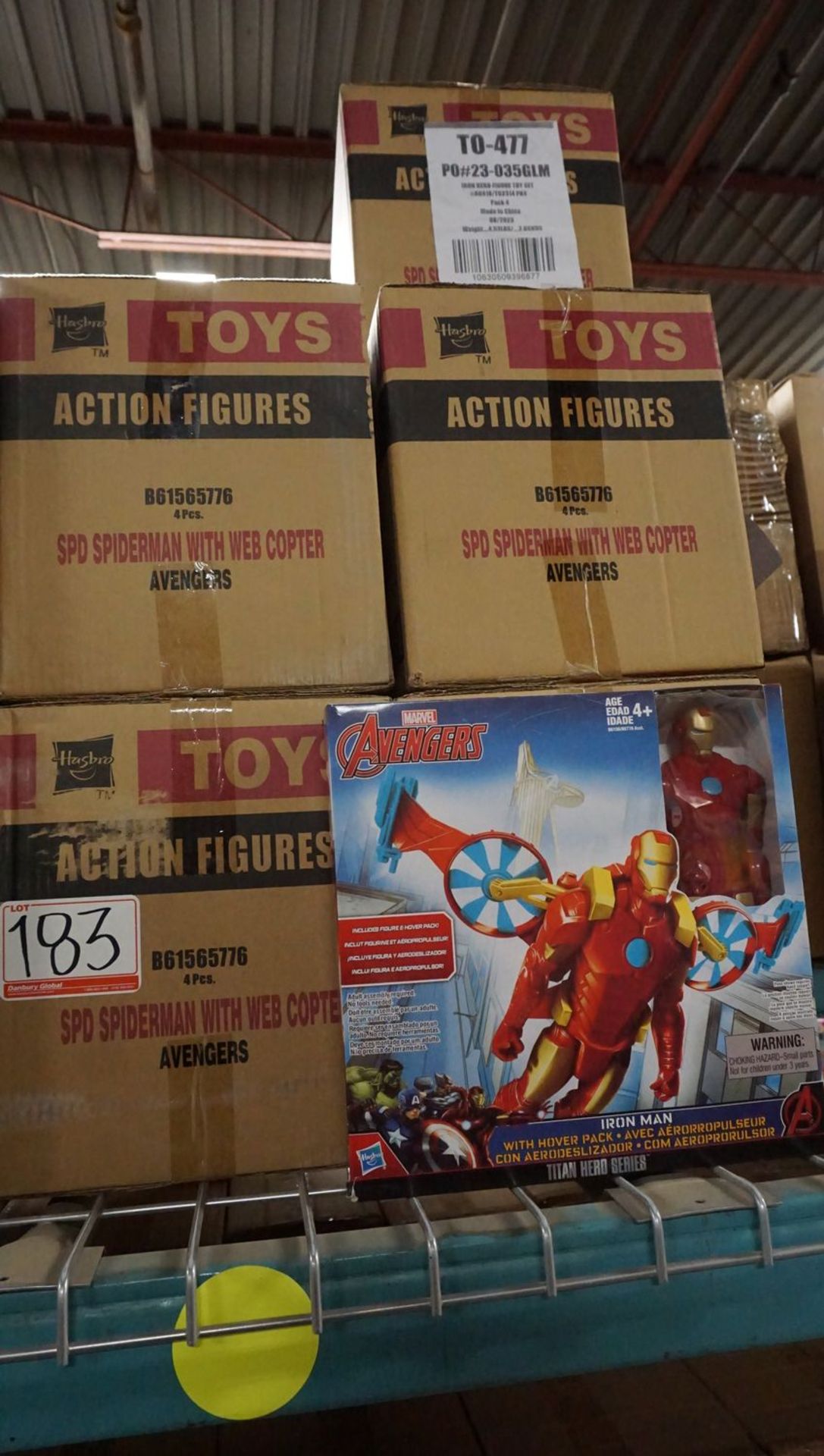 BOXES - HASBRO MARVEL AVENGERS IRON MAN (4 PCS/BOX)