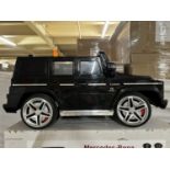 MERCEDES BENZ G55 AMG BLACK KIDS ELECTIC RIDE ON CAR (MSRP $649) (DEMO - TESTED & WORKING)