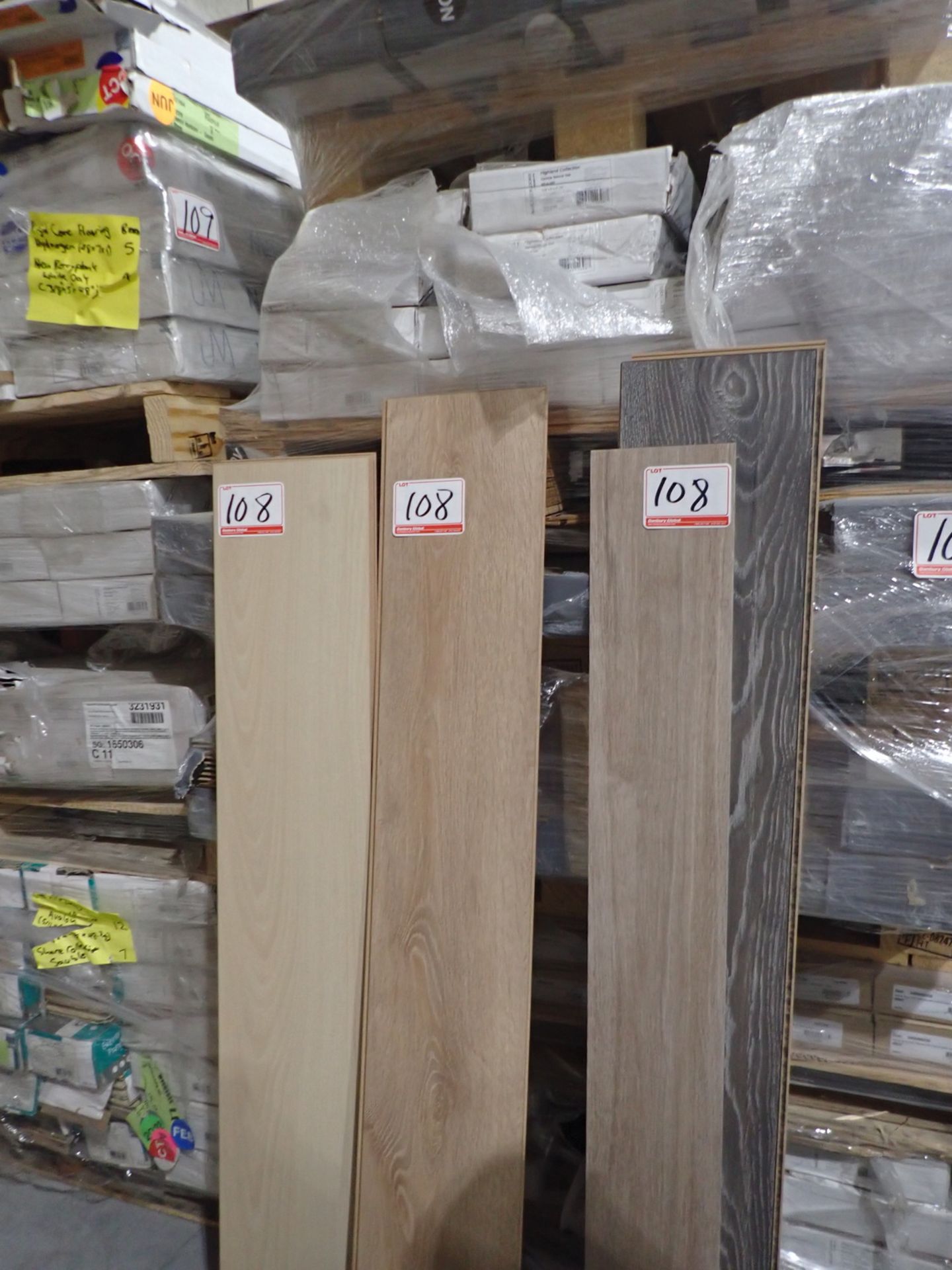 LOT - VINYL & LAMINATE ASSTD FLOORING (5 SKIDS)