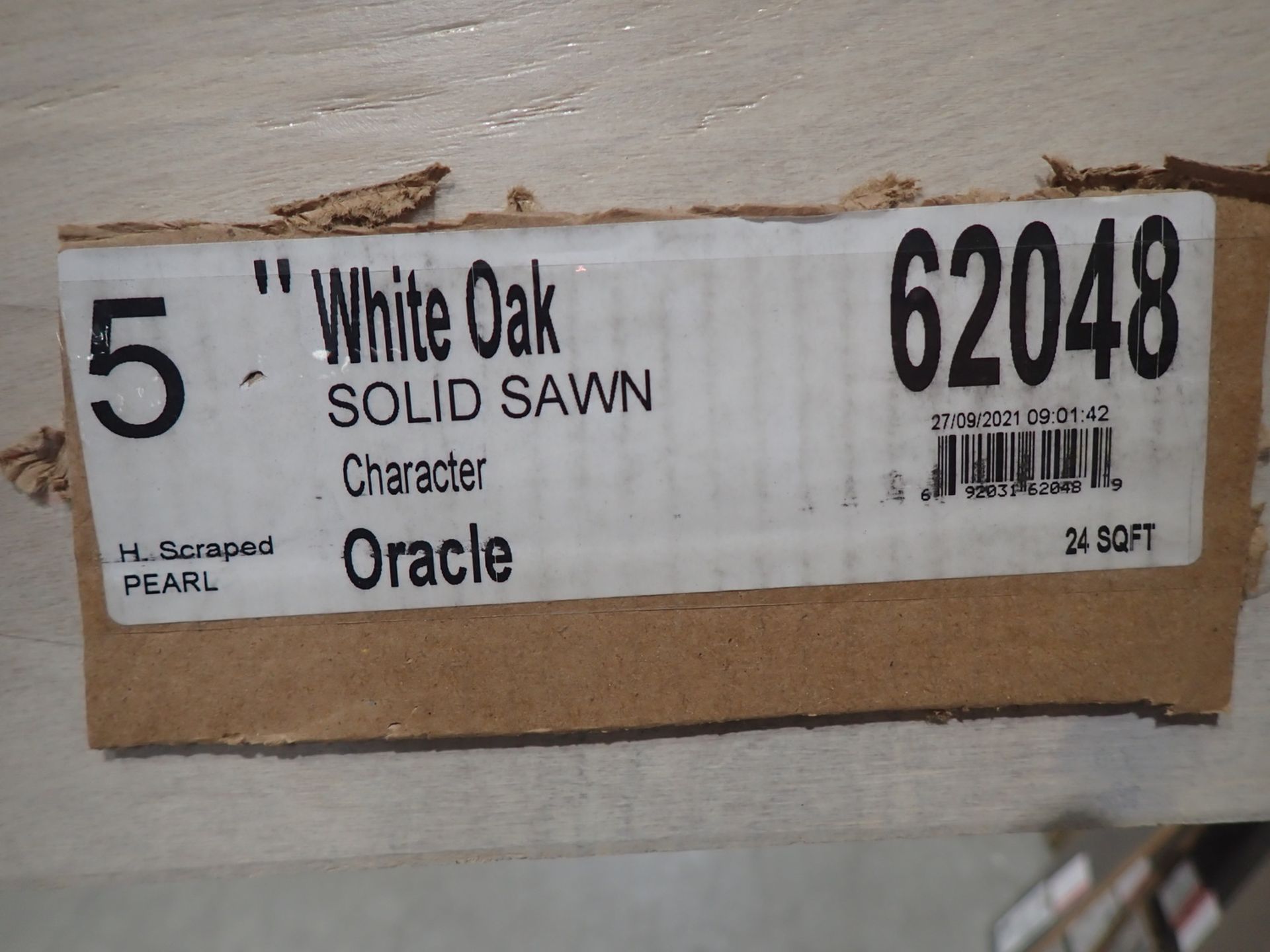 BOXES - WHITE OAK ORACLE 5" X 3/4" ENGINEERED HARDWOOD FLOORING (24 SQFT/BOX) - Image 2 of 4