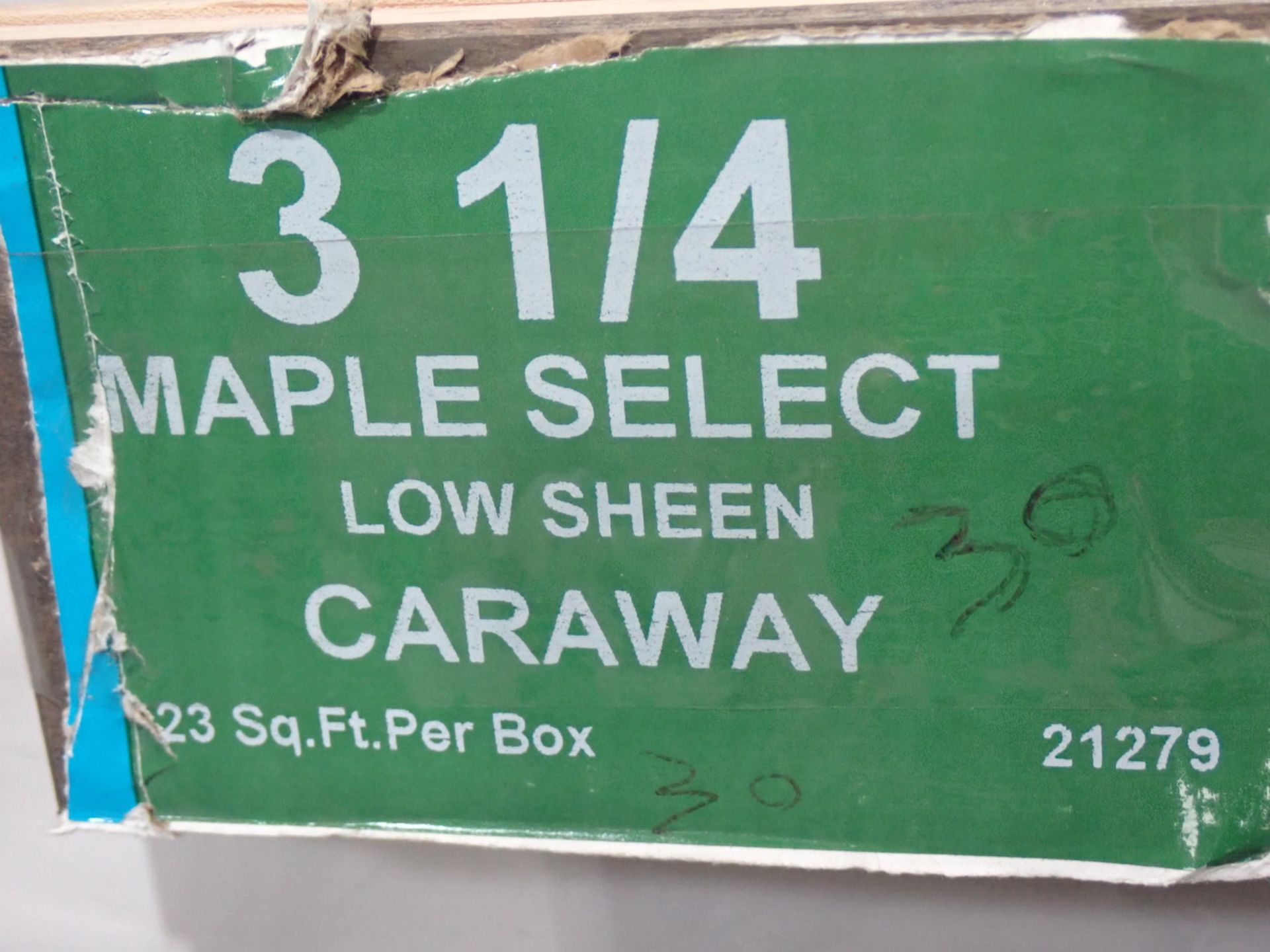 BOXES - CARAWAY MAPLE 3.25" X 3/4" HARDWOOD FLOORING (23 SQFT/BOX) - Image 2 of 3