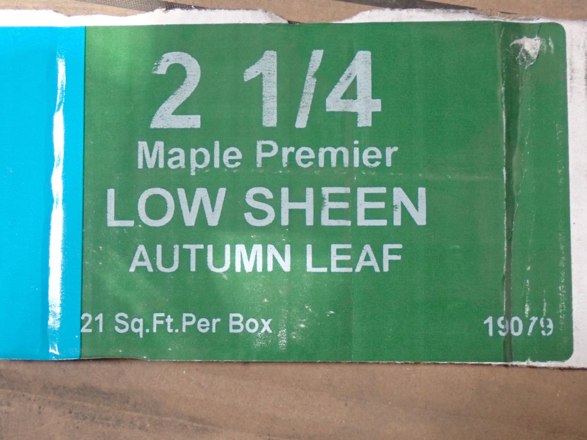 BOXES - MAPLE AUTUMN LEAF 2.25" X 3/4" HARDWOOD FLOORING (21 SQFT/BOX) - Image 2 of 3