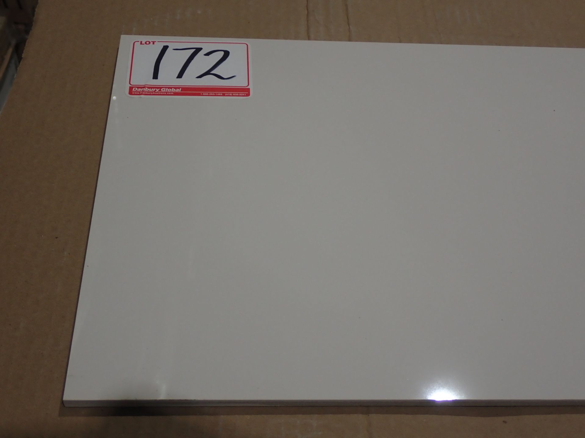 BOXES - NEW WHITE POLISHED 12 X 24" TILES (8 PCS/BOX)