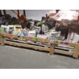 LOT - ASSORTED GROUTS W/ CRATE