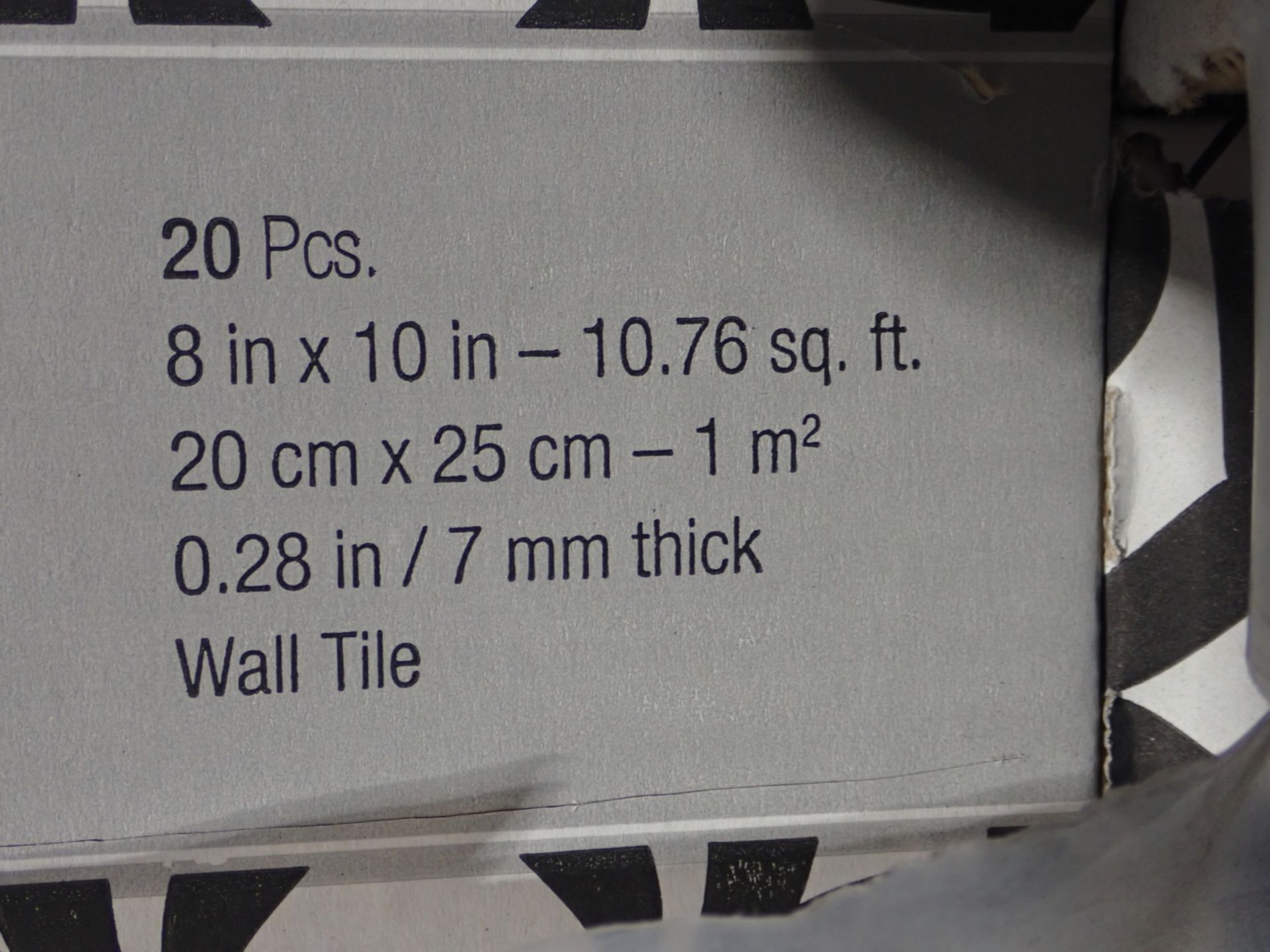 BOXES - KEATON IVORY 8 X 10" CERAMIC TILES (20 PCS/BOX) - Image 3 of 4