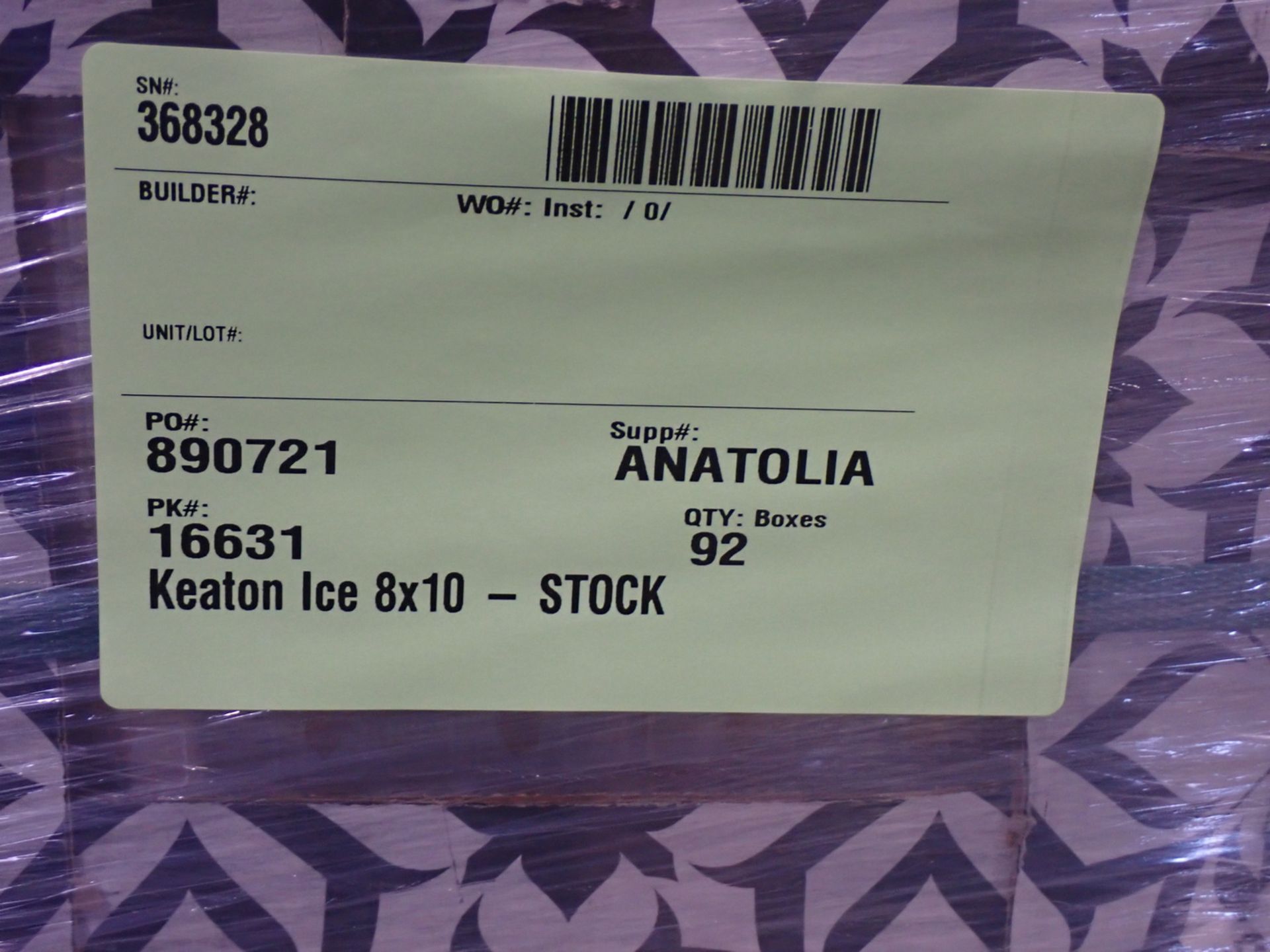 BOXES - KEETON ICE 8" X 10" CERAMIC TILES ( 20 PCS/BOX) - Image 2 of 4