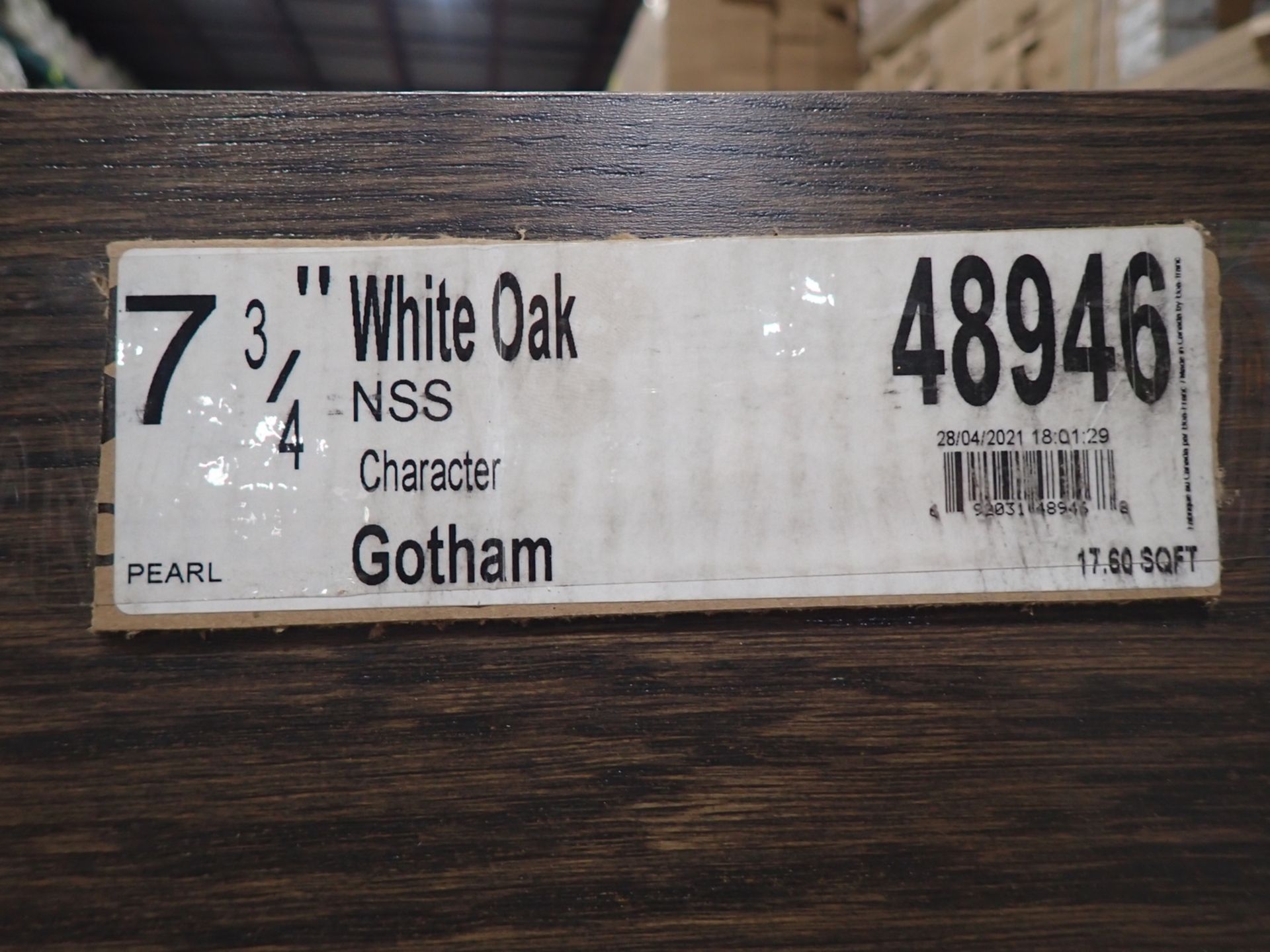 BOXES - WHITE OAK GOTHAM 7-3/4" X 3/4" ENGINEERED HARDWOOD FLOORING (17.6 SQFT/BOX) - Image 2 of 4