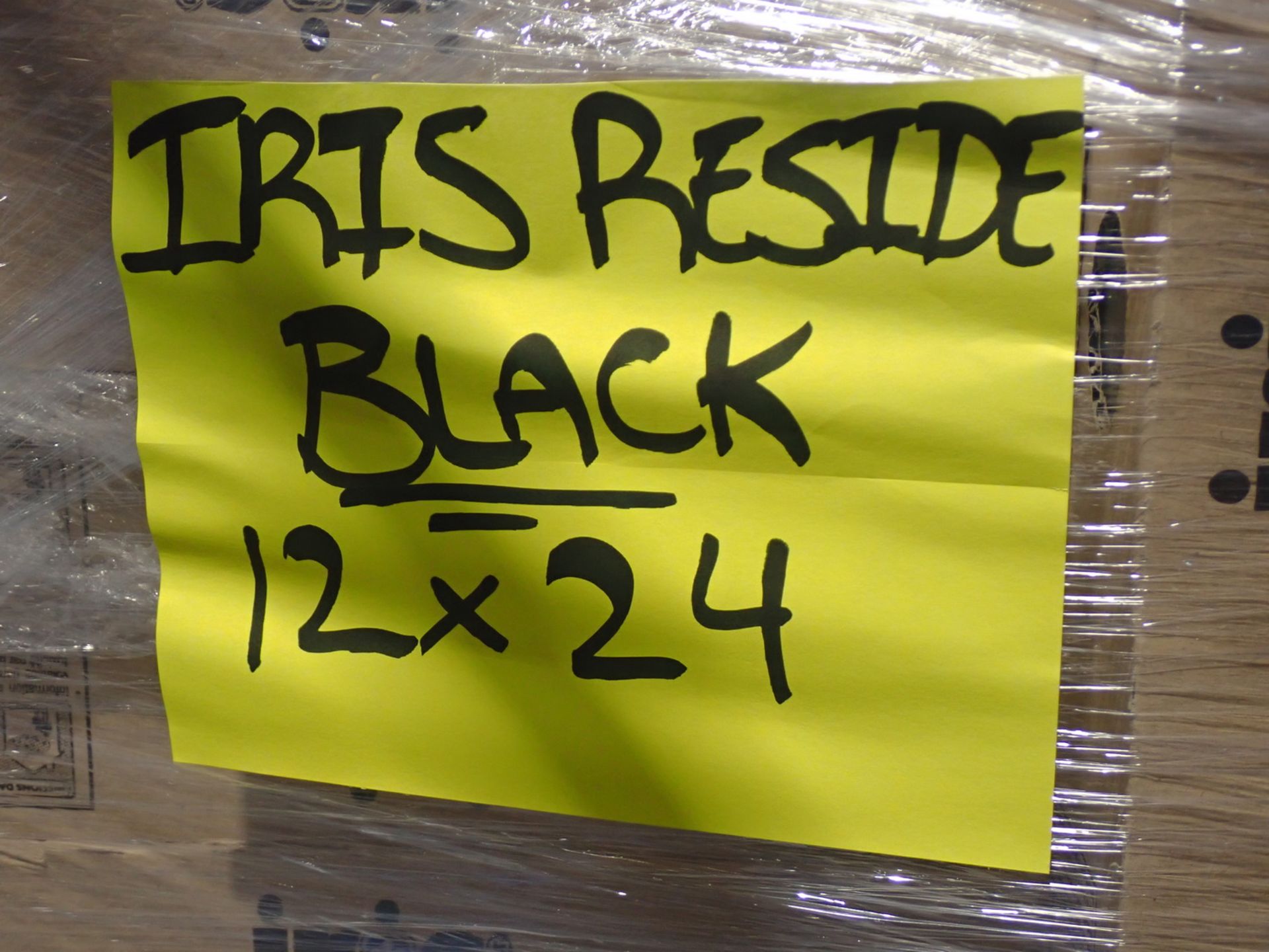 BOXES - IRIS RESIDE BLACK 12 X 24" CERTAMIC TILES (5 PCS/BOX) - Image 2 of 3