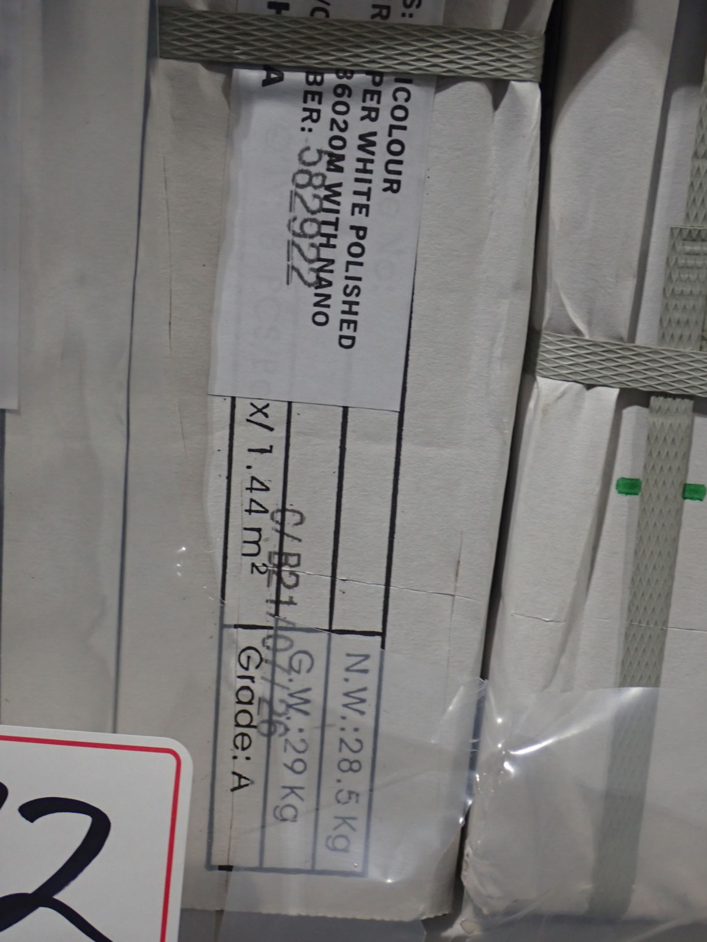 BOXES - NEW WHITE POLISHED 12 X 24" TILES (8 PCS/BOX) - Image 3 of 4
