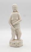 Blanc de Chine-Figur eines stehenden Adam. Kangxi-Periode (1662-1722)
