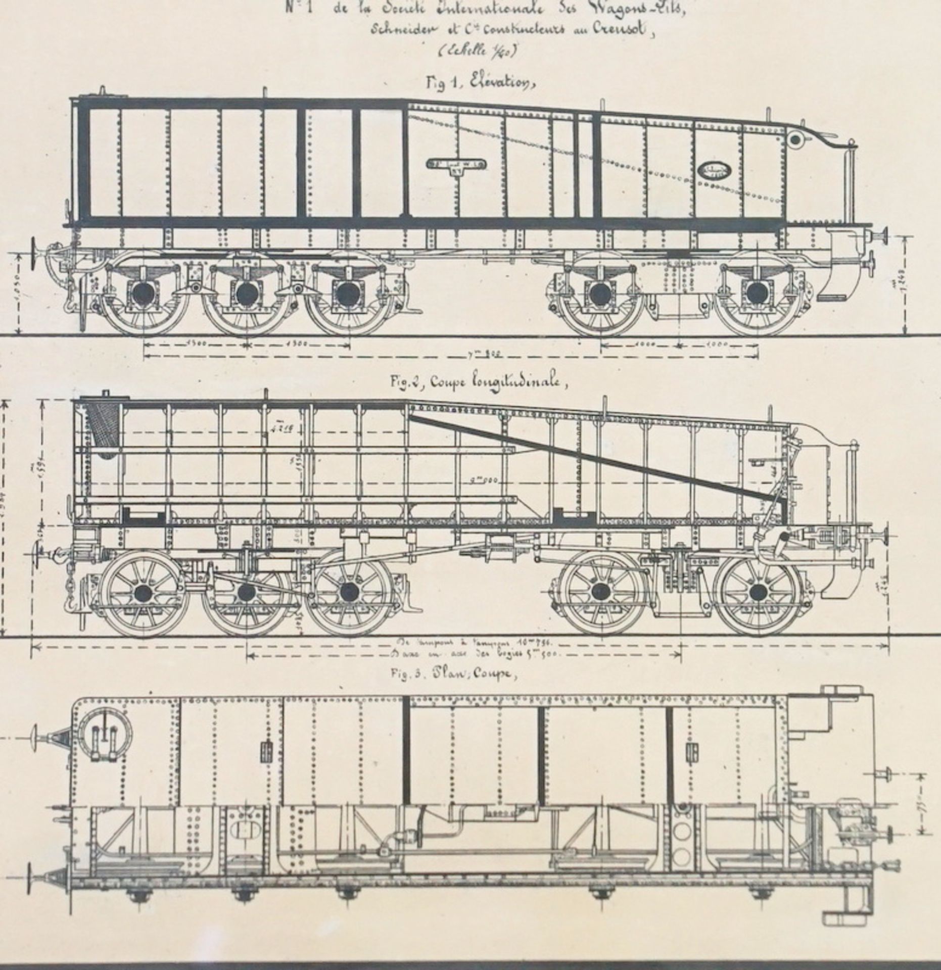 "Tender â deux bogies pour Locomotive Systéme Thuile, No. 1…" - Image 2 of 2