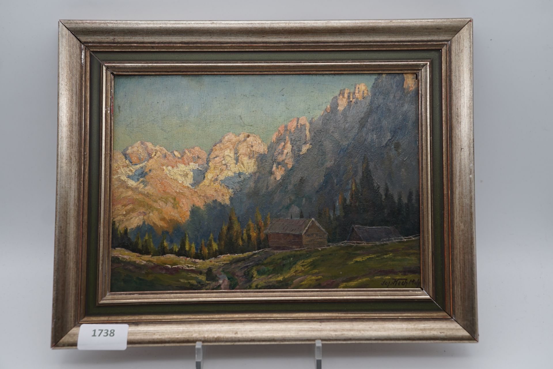 Koch, Josef: Blick vom Zwiesel auf Dachstein und Donnerkugel" - Image 4 of 4