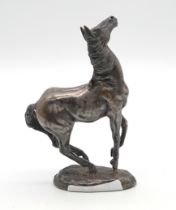 Mc Kean, Lorne: Pferdeskulptur "Playing Up " Massiv Sterling 925