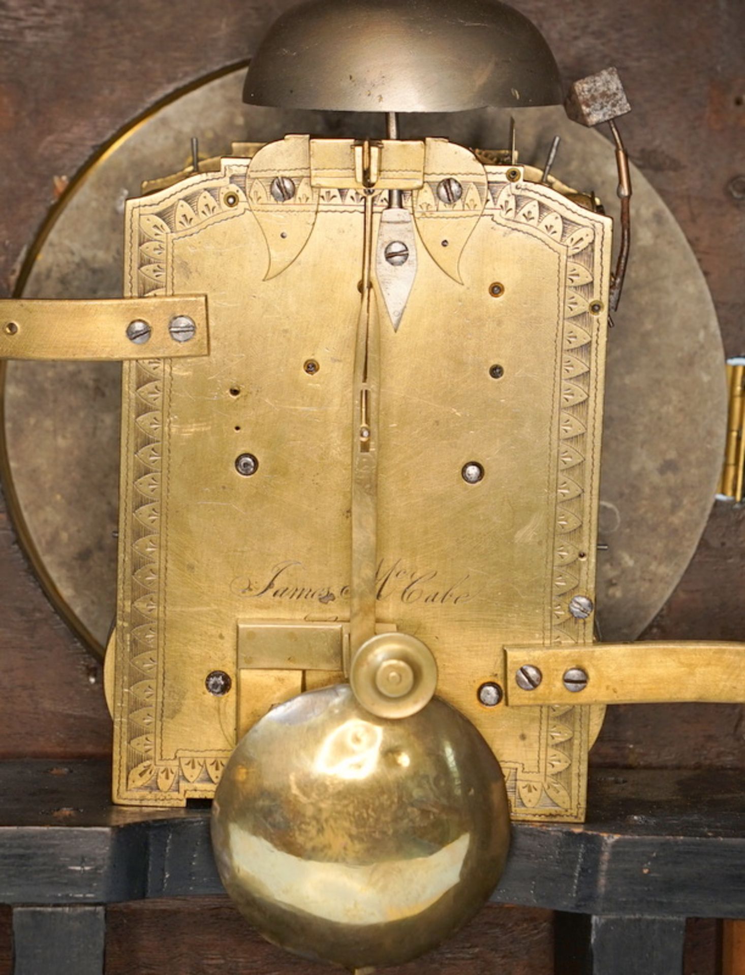 Bracket Clock James Mc Cabe Royal Exchange London Regency - Bild 4 aus 4