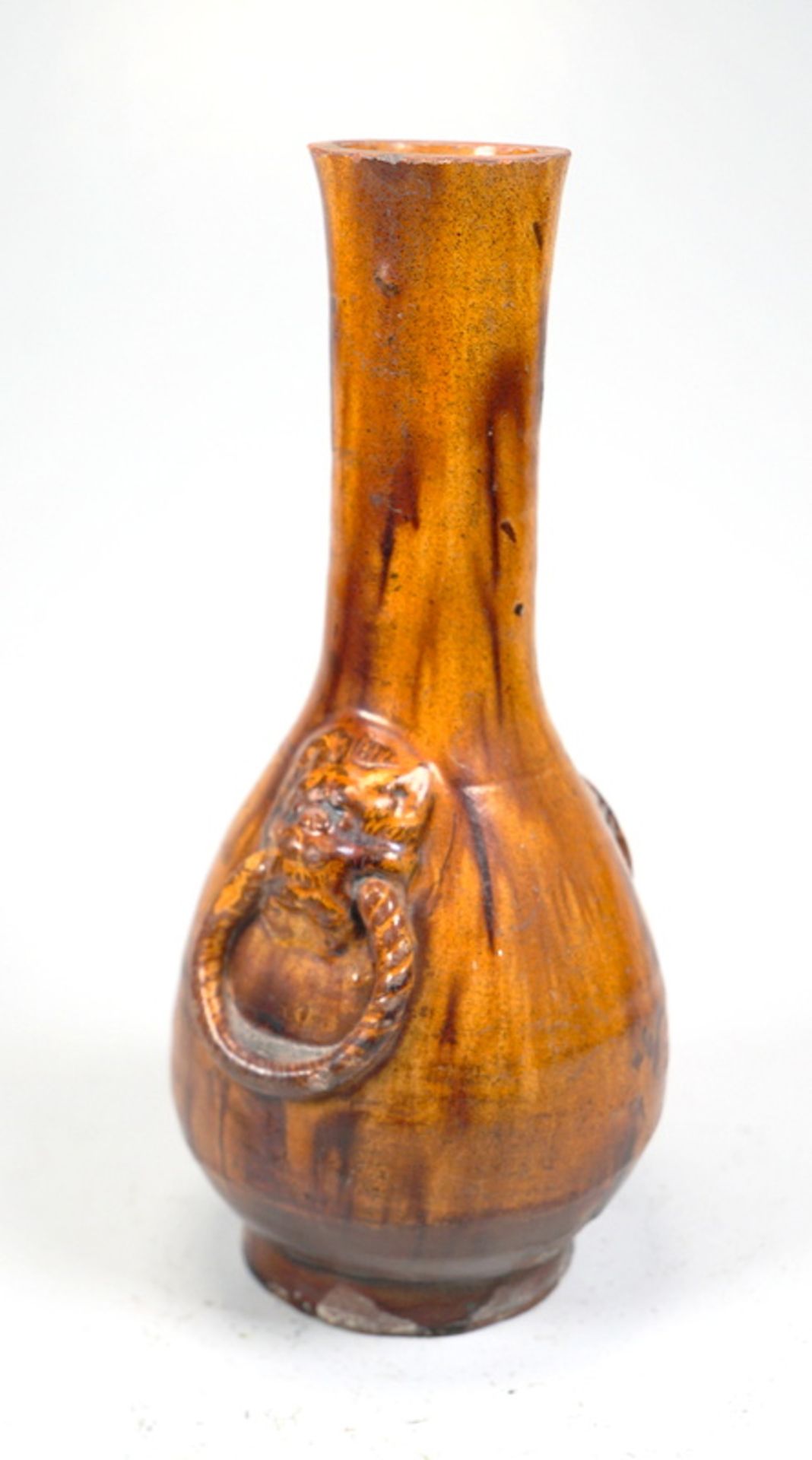 Flaschenvase mit Tao-Tie Henkeln China Ming Dyn. - Bild 2 aus 4