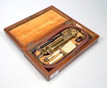 Ferris&Co Bristol vollständiges Klistierset in Box um 1800