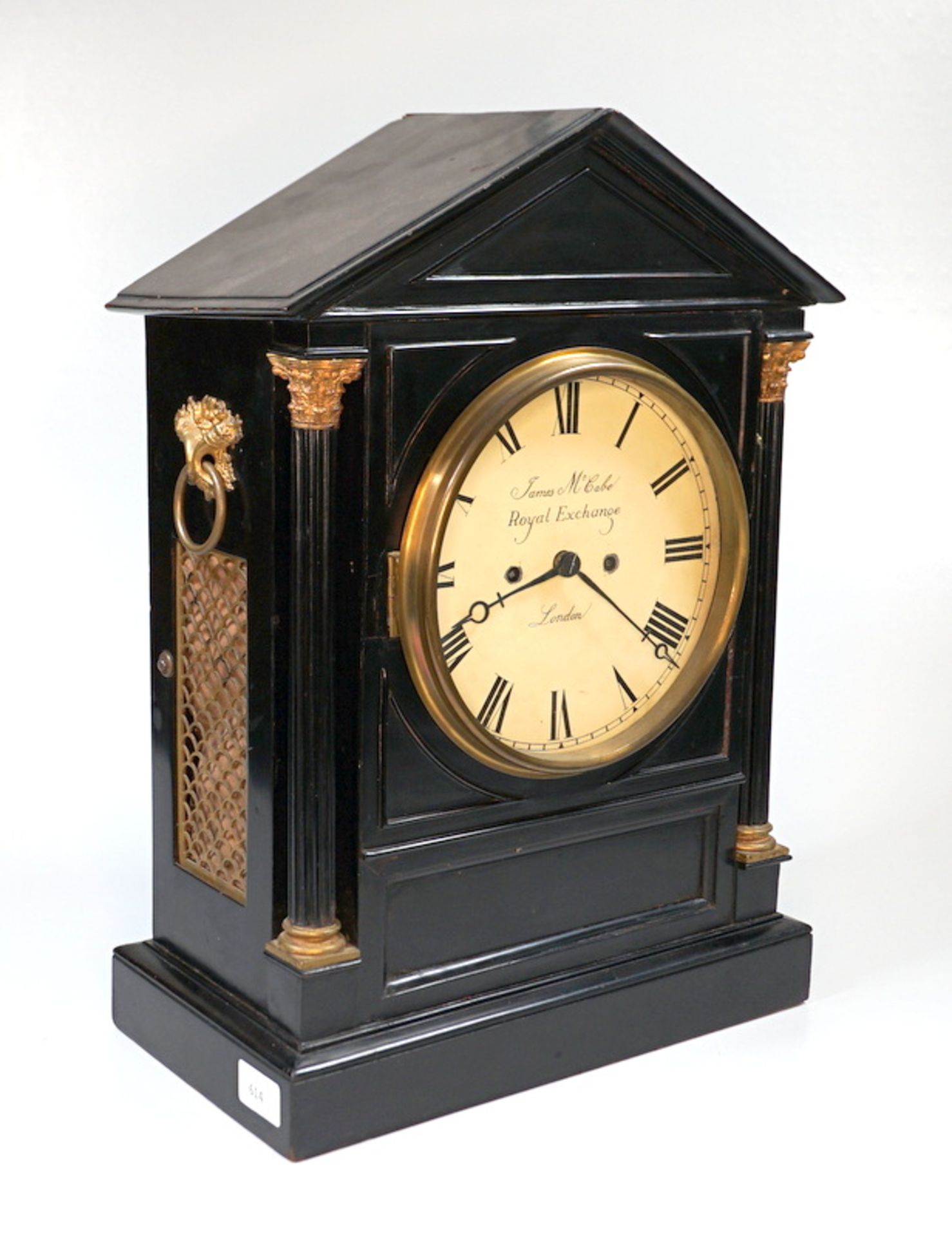 Bracket Clock James Mc Cabe Royal Exchange London Regency