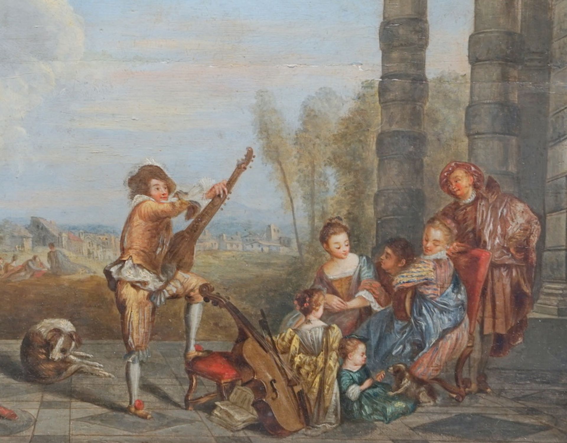 Watteau, Antoine (Nachfolger): Die Verlockungen des Lebens - nach 1730 - Image 2 of 4