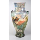 Dammouse, Edouard Alexandre: Grosse Vase mit Specht bei Sonnenaufgang