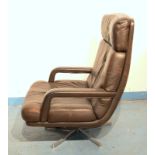 Walther Knoll: Lounge Chair mit Ottoman "Don" 176N 