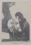 Goya y Lucientes, Francisco José de: "Chiton" Nr 28 aus Los Caprichos