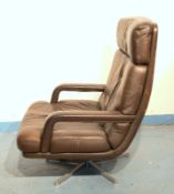 Walther Knoll: Lounge Chair mit Ottoman "Don" 176N