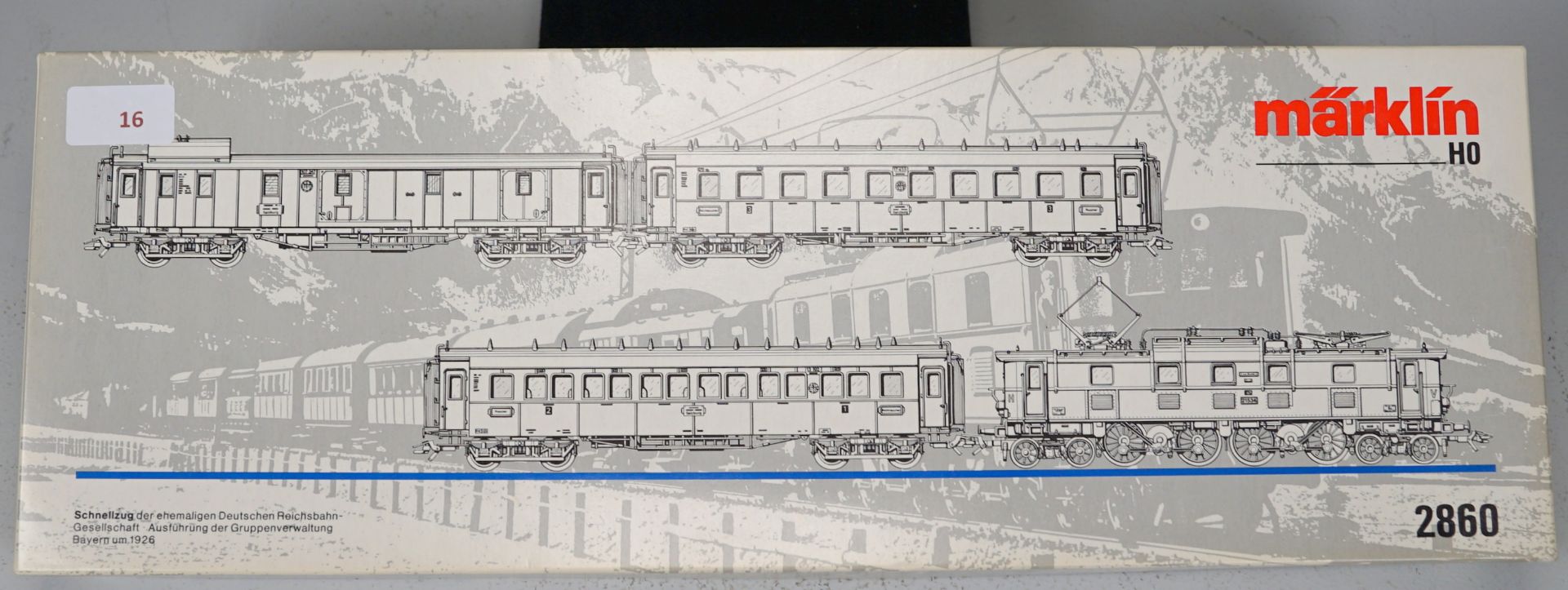 Schnellzugset Bayern 1926 Modell 2860 Märklin - Image 2 of 2