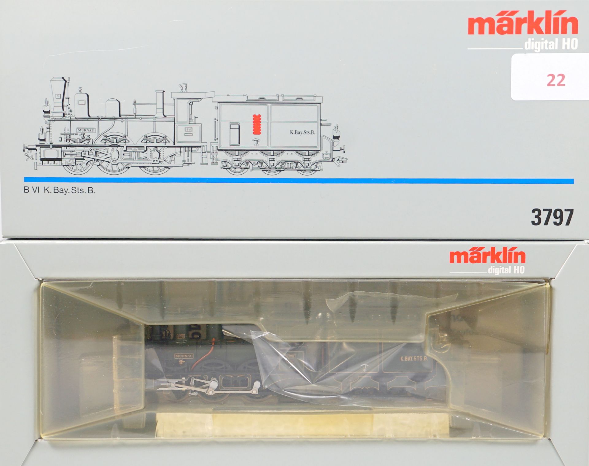 Märklin 3797 Dampflokomotive B VI Murnau