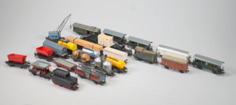 Märklin 1929ff, Gebr. Märklin & Cie., G.m.b.H. Göppingen: große Sammlung Wagen 50er Jahre